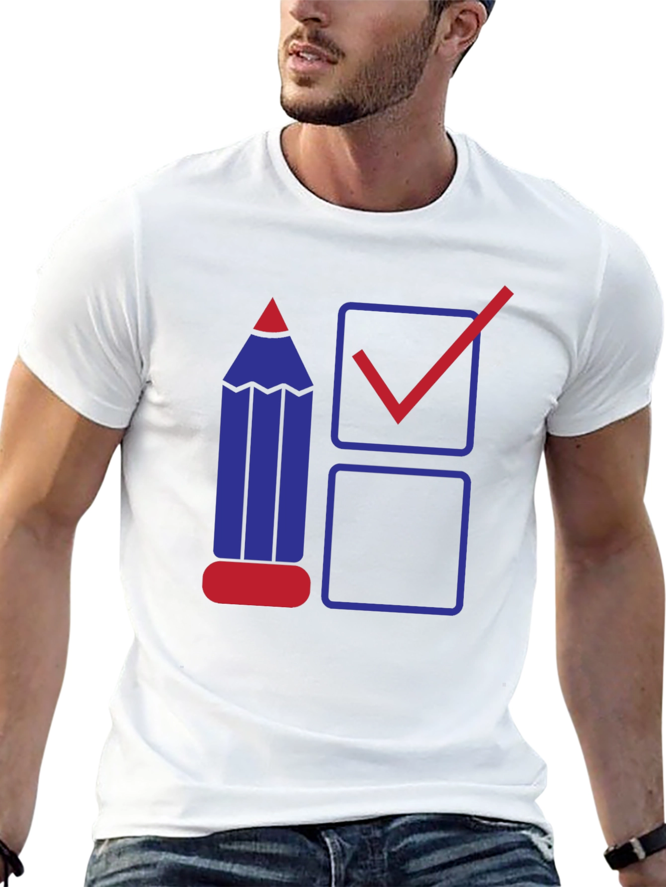 Vote with a Pencil Graphic Tee