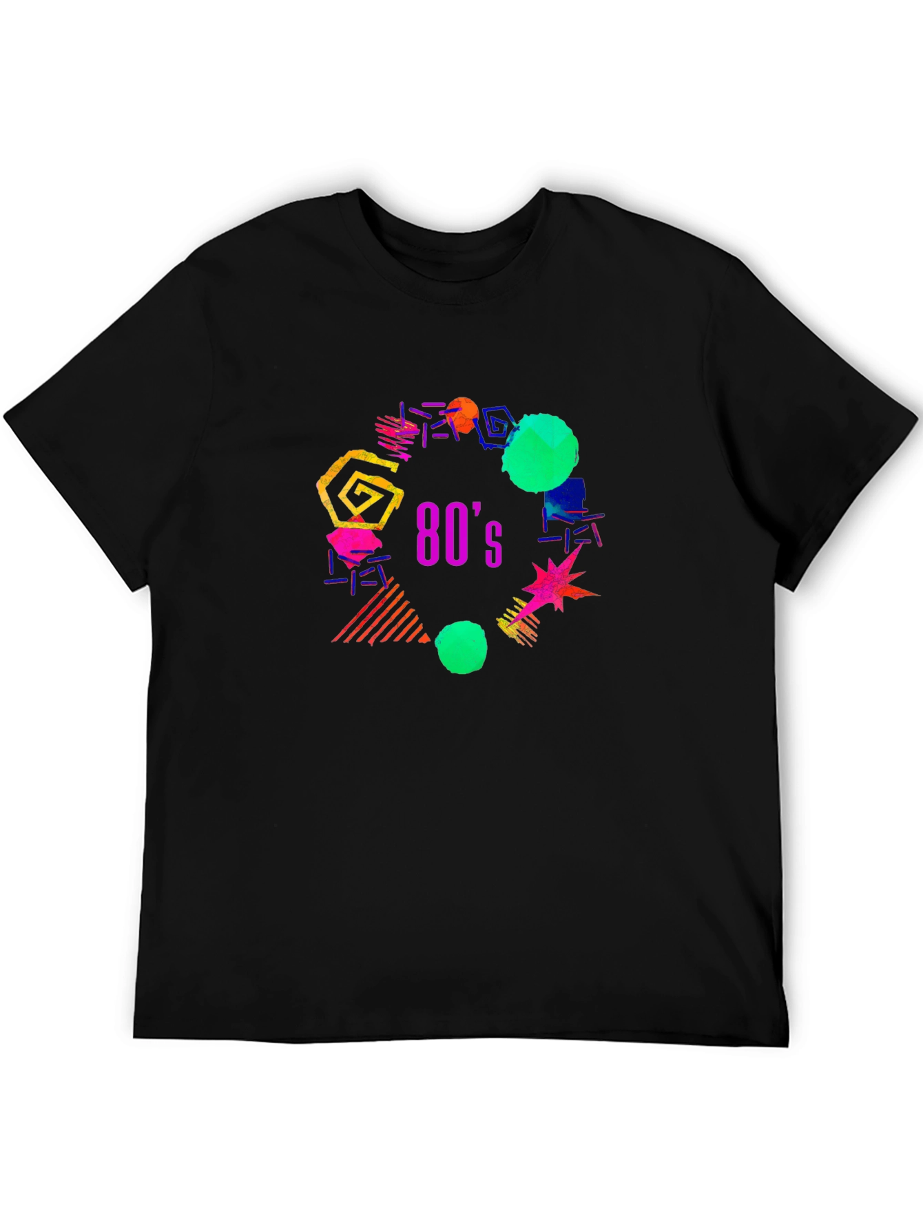 Retro 80s Graphic Print Tee