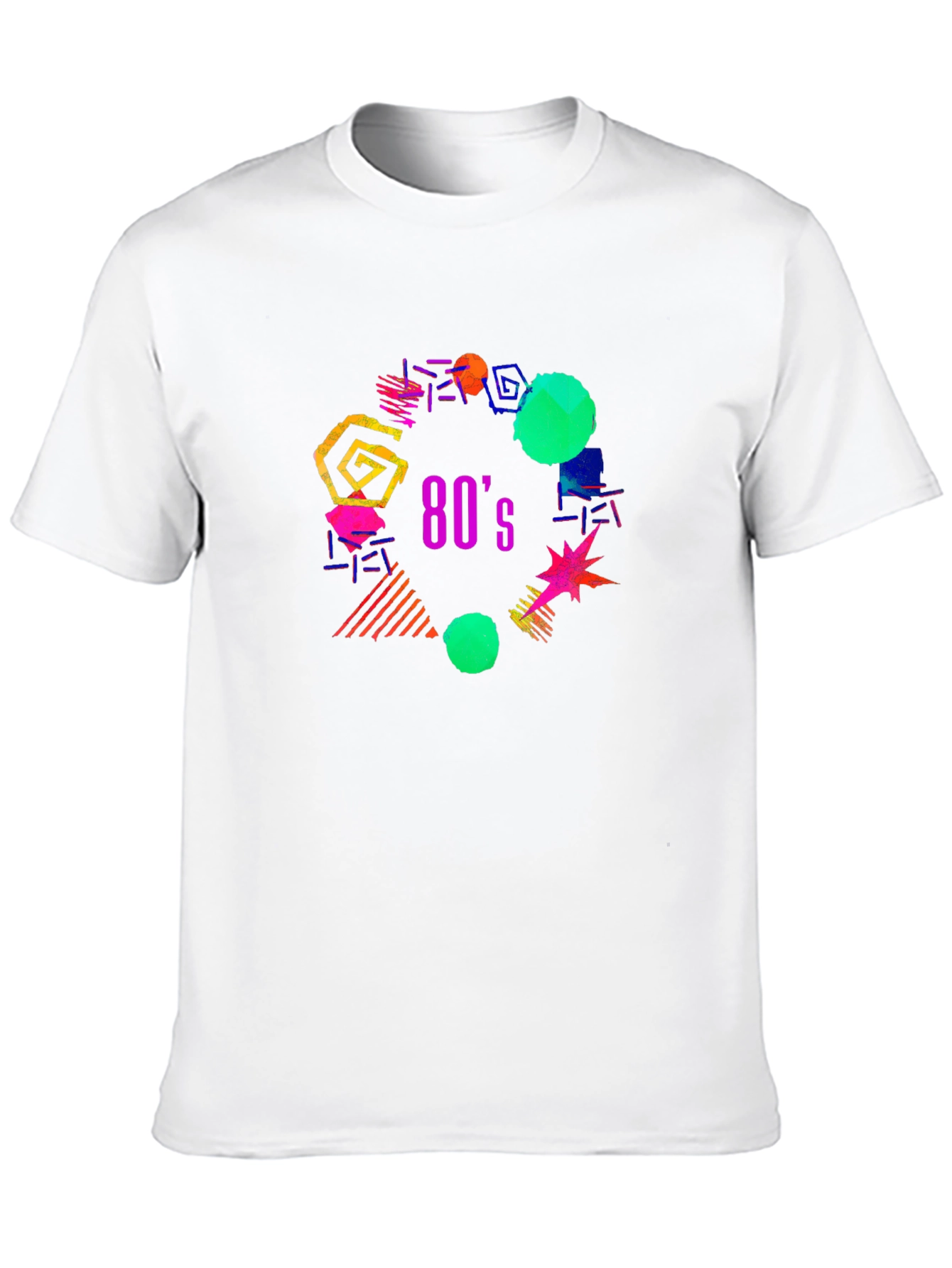 Retro 80s Graphic Print Tee