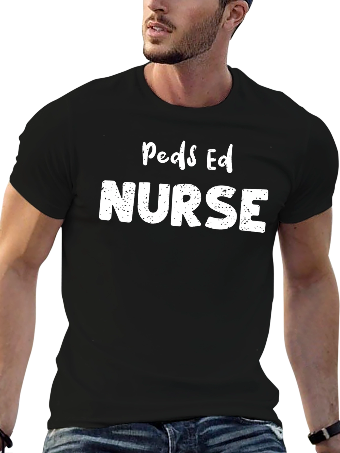 Peds Ed Nurse T-Shirt - Black