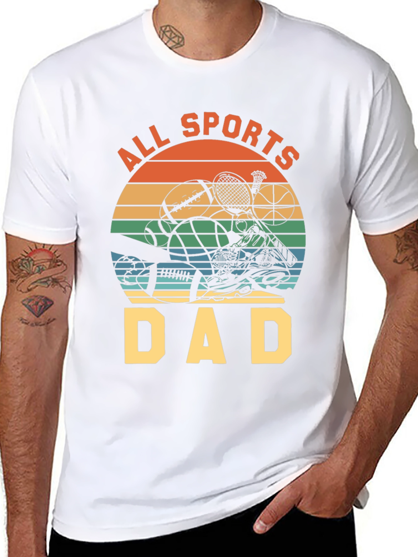 All Sports Dad Graphic T-Shirt