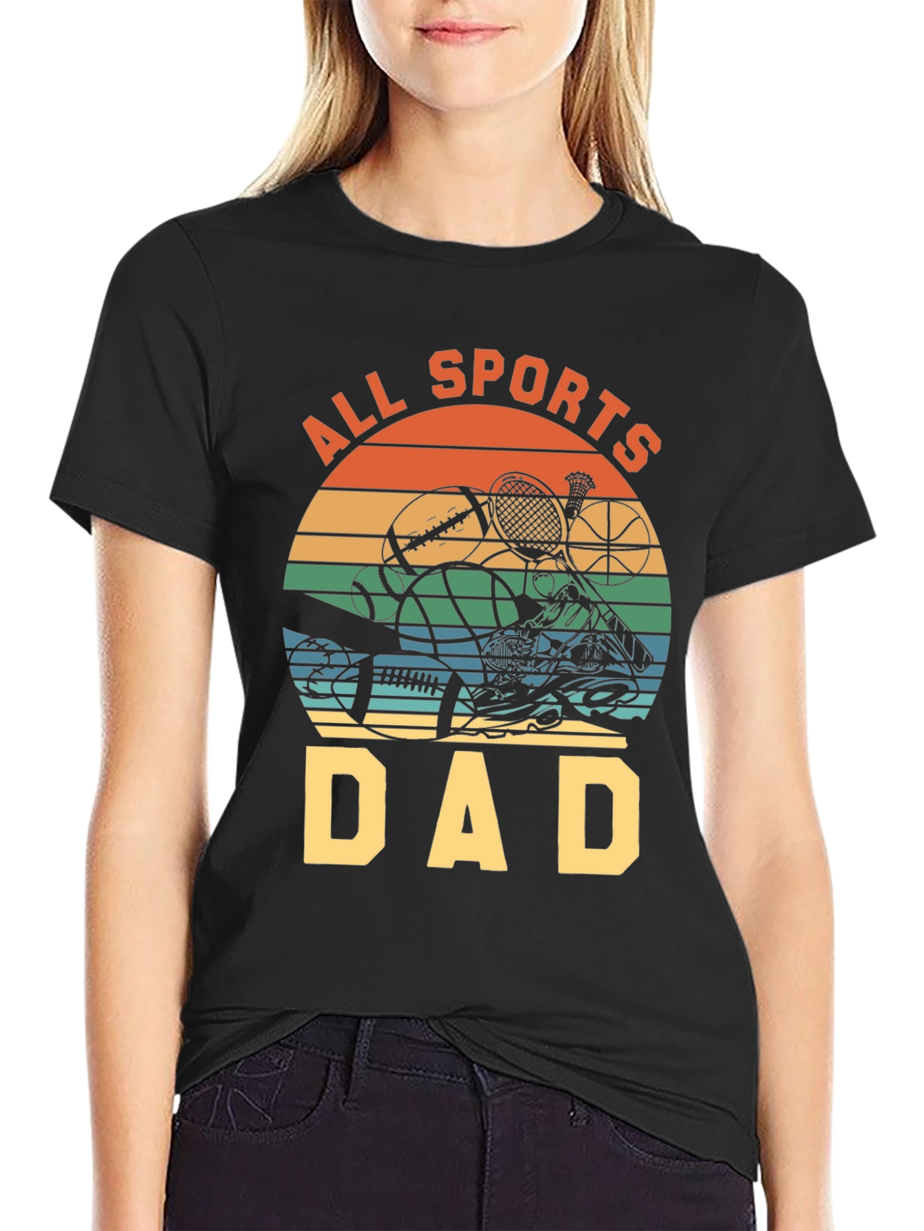 All Sports Dad Graphic T-Shirt