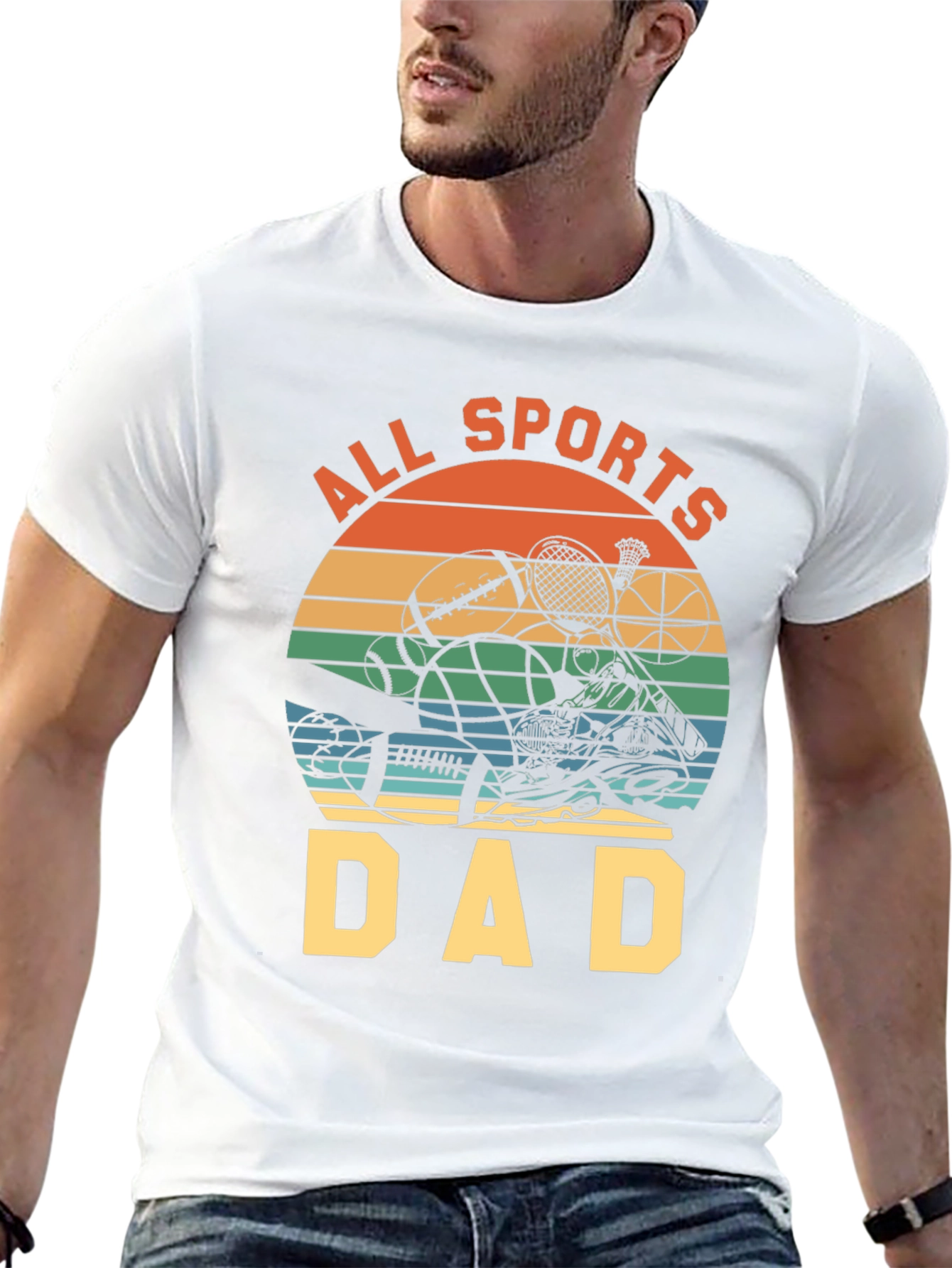 All Sports Dad Graphic T-Shirt