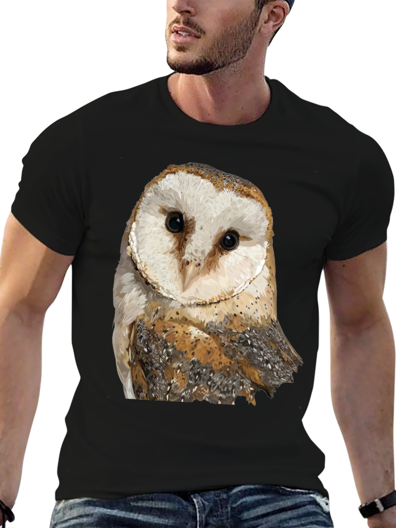 Owl Graphic Tee - Unique Bird Lover Gift