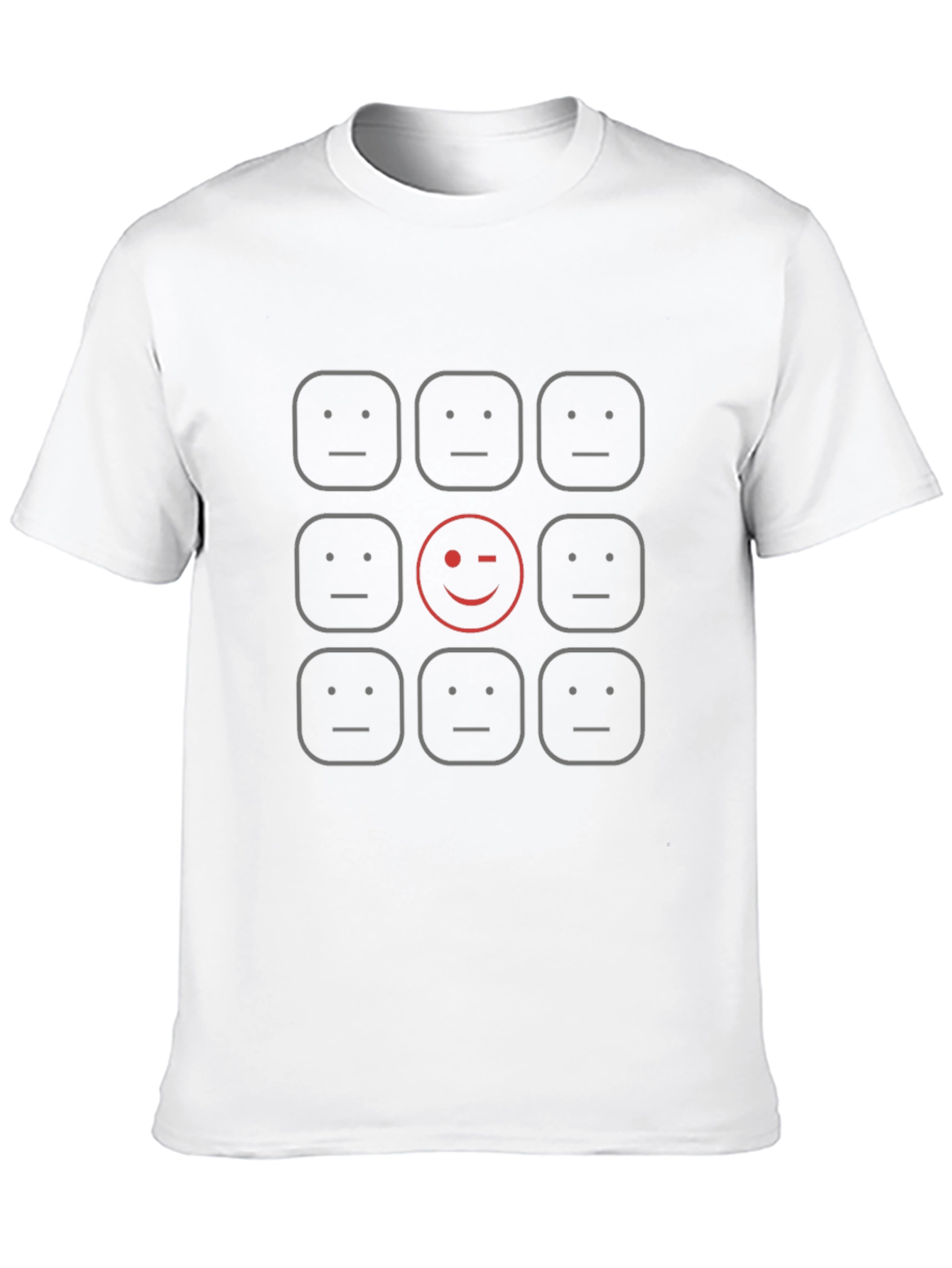 Unique Winking Face T-Shirt - Soft & Stylish