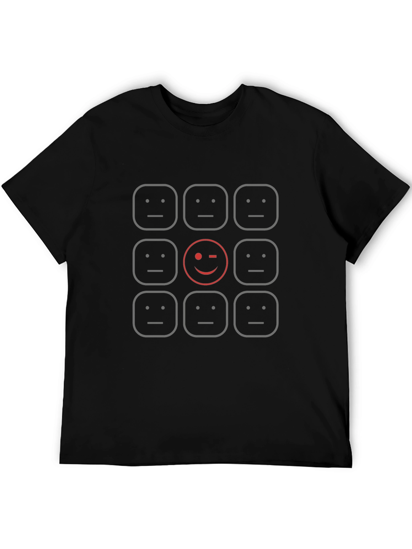 Unique Winking Face T-Shirt - Soft & Stylish
