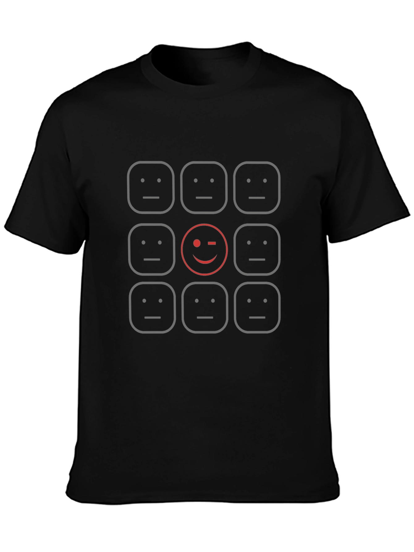 Unique Winking Face T-Shirt - Soft & Stylish