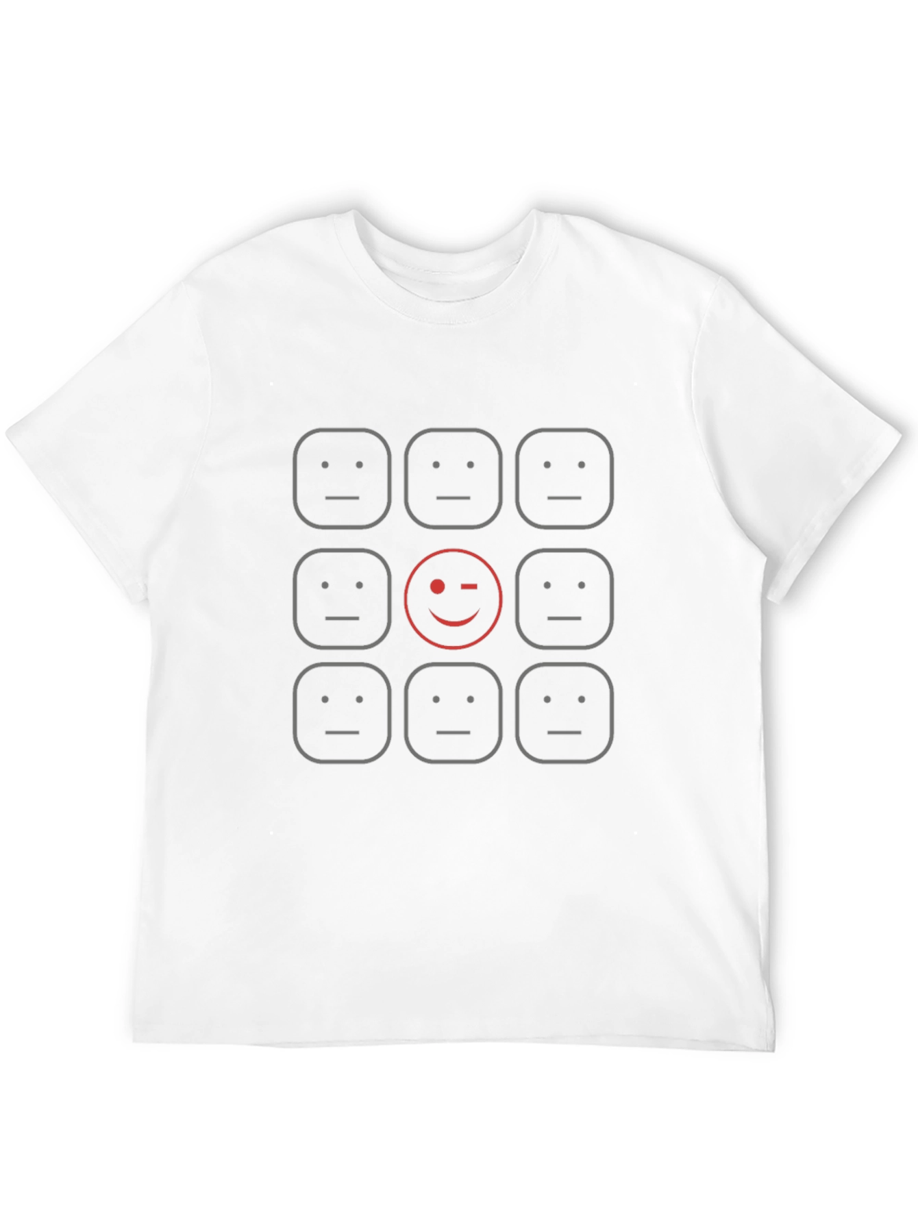 Unique Winking Face T-Shirt - Soft & Stylish