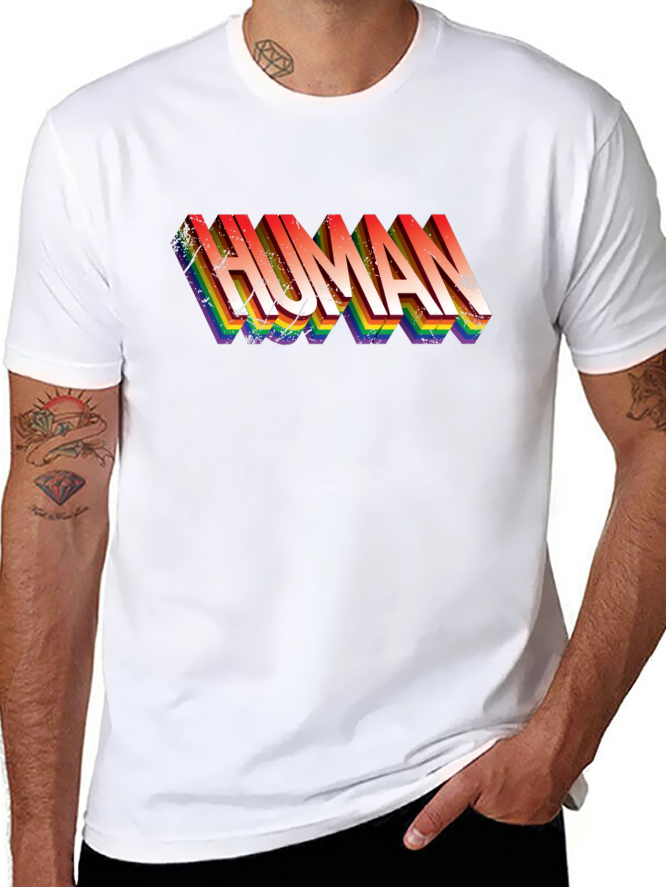 Human Pride Graphic T-Shirt