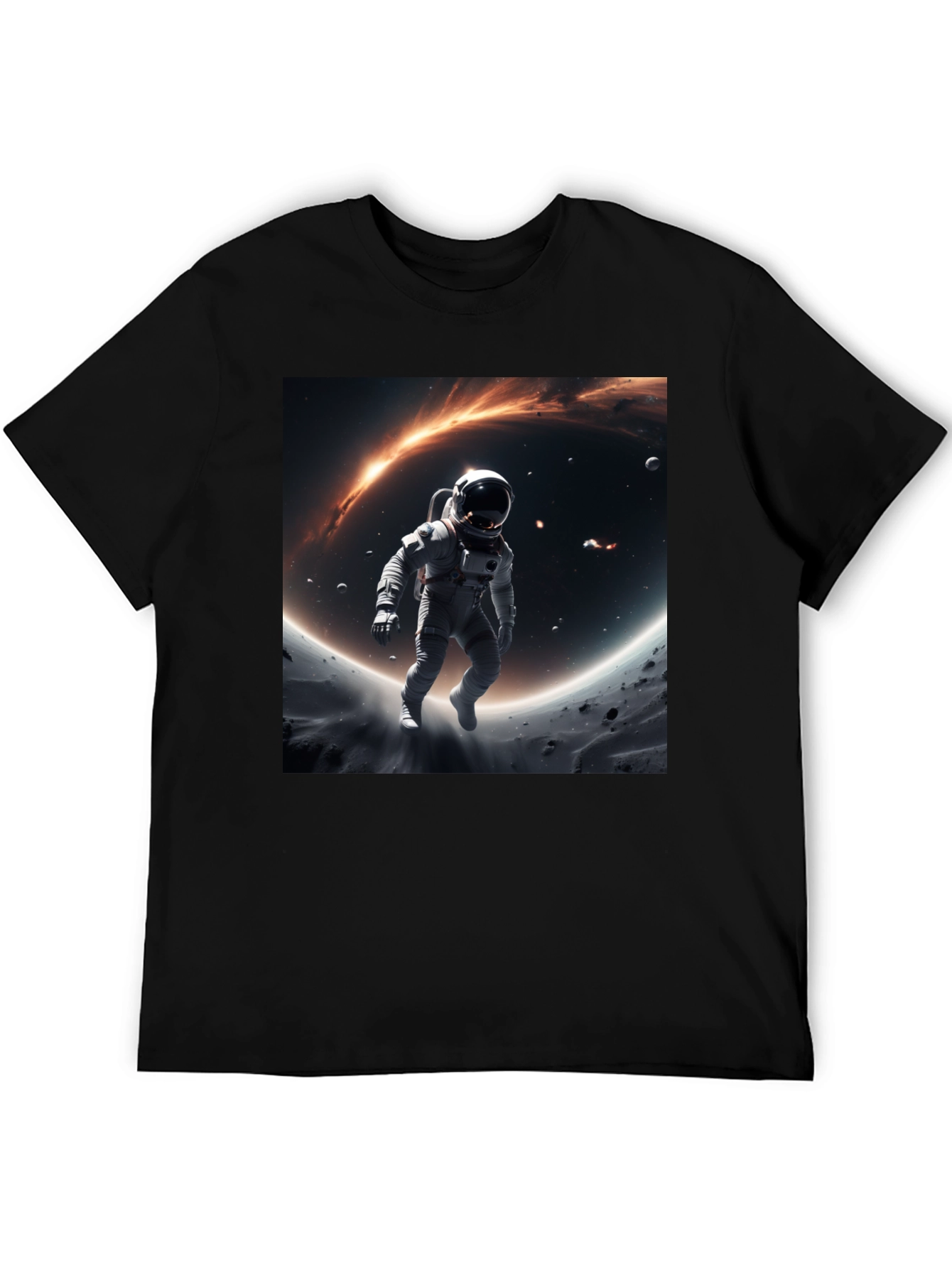 Astronaut Galaxy Graphic T-Shirt