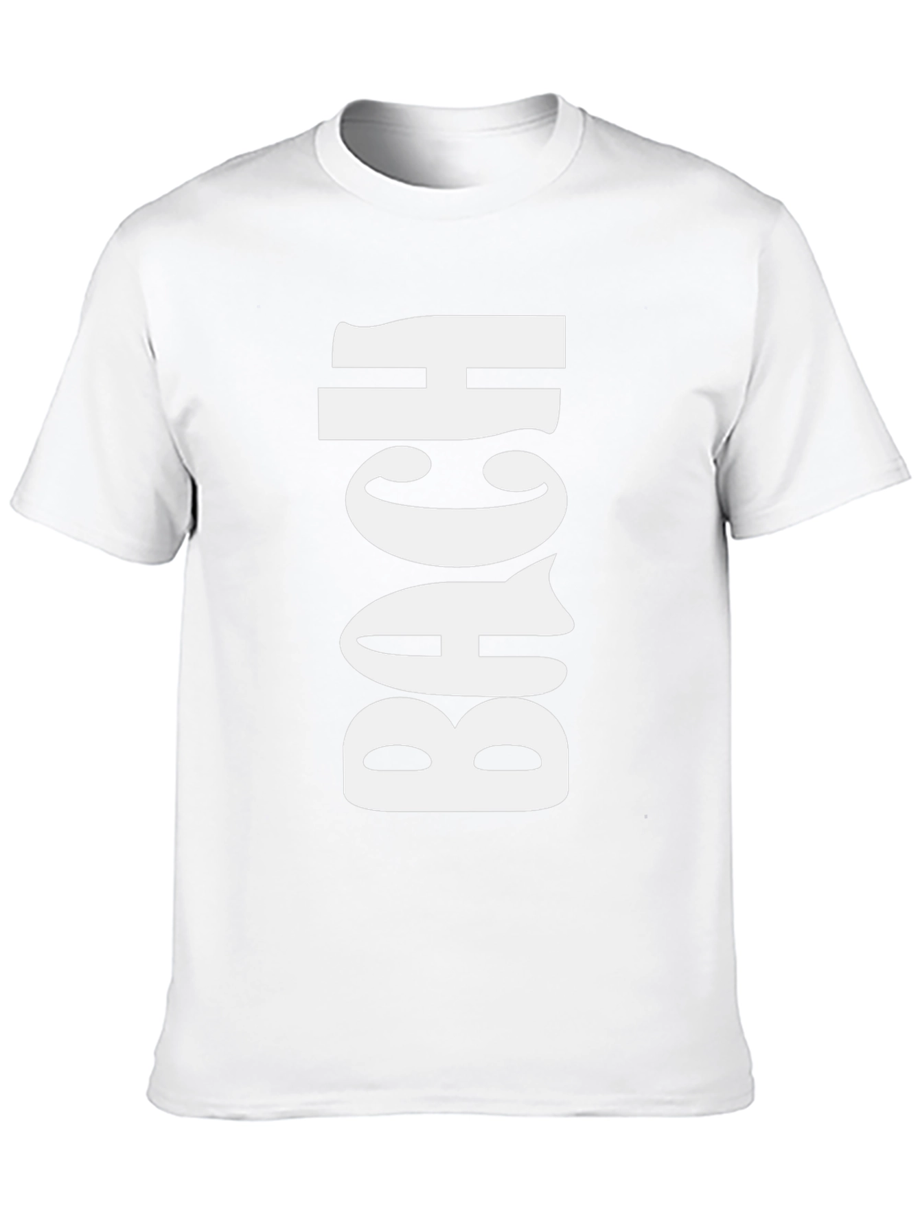 BACH Black Graphic Tee - Bold Statement T-Shirt