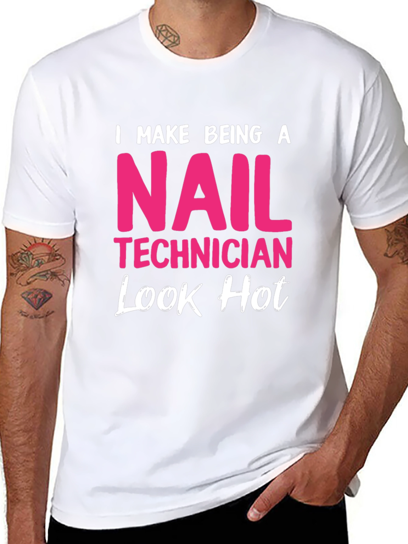 Nail Technician Hot Look T-Shirt