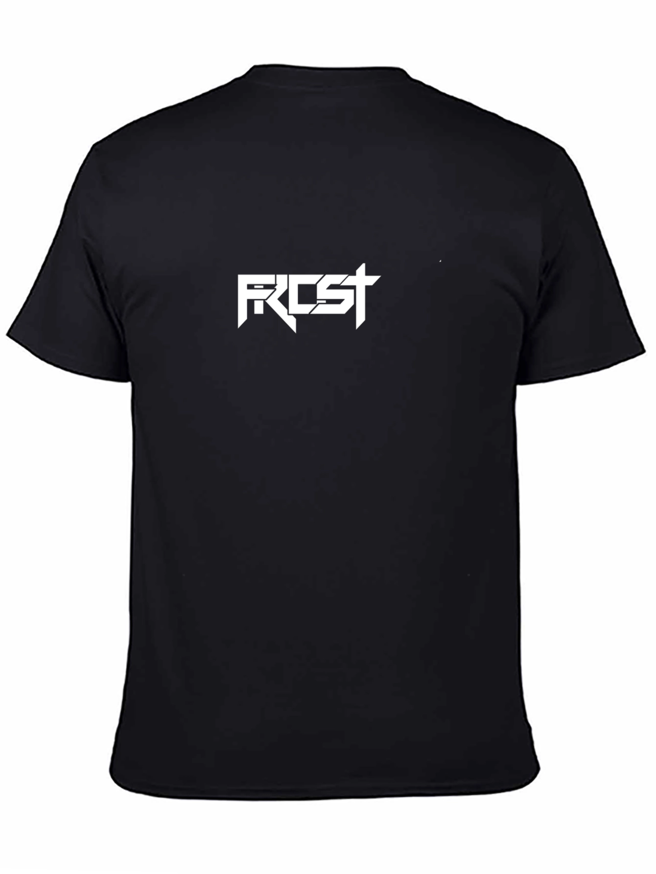 Frost Logo Graphic Tee - Mens Black Cotton T-Shirt
