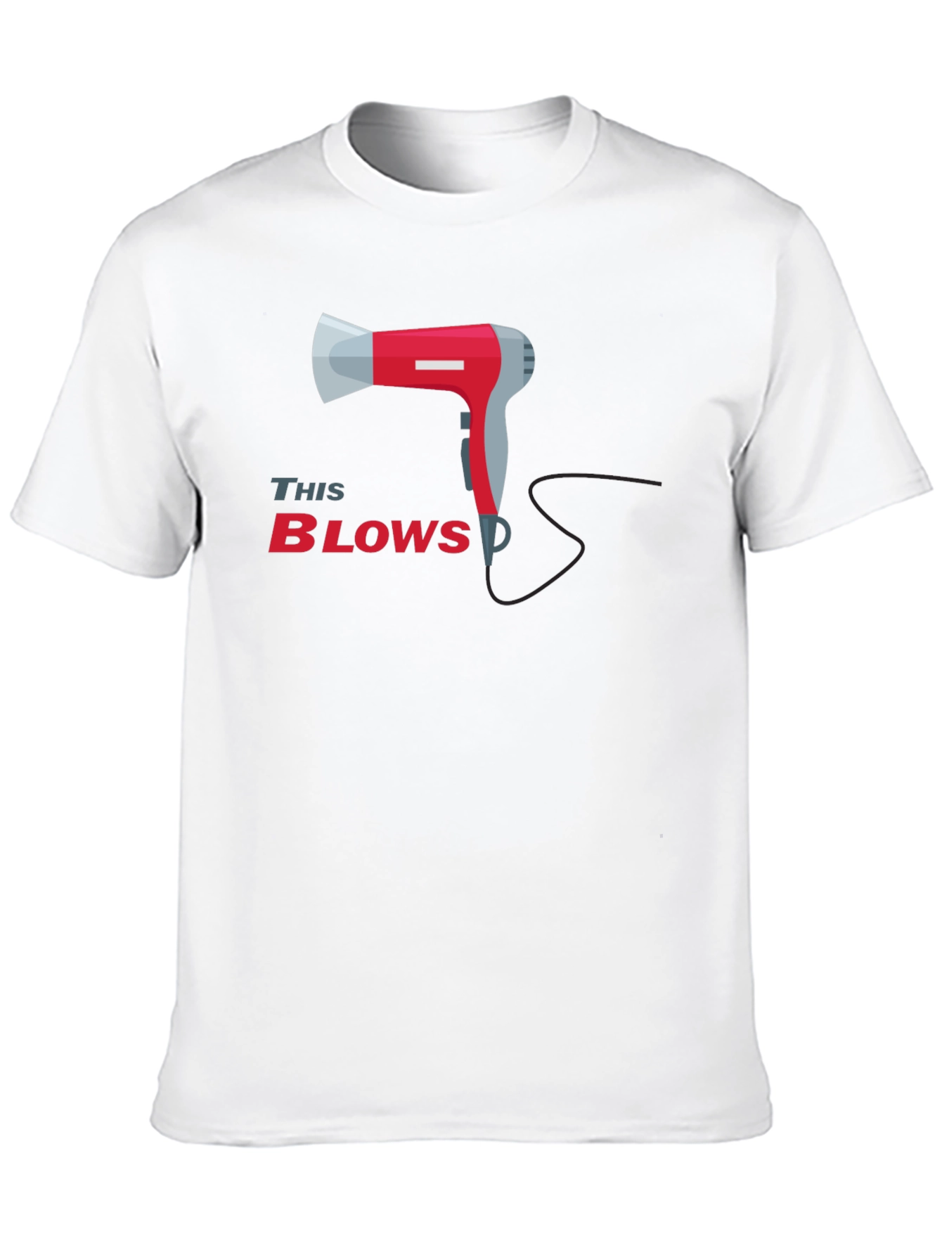 This Blows T-Shirt Funny Hair Dryer Pun Tee