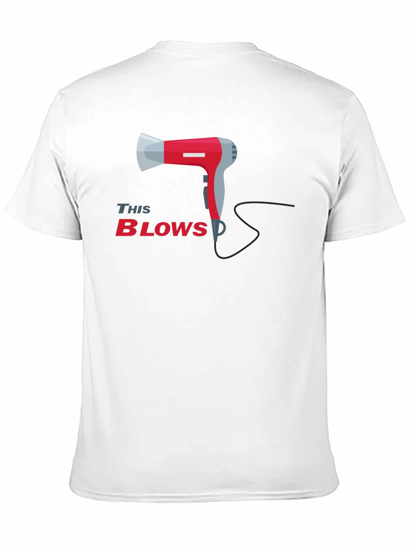This Blows T-Shirt Funny Hair Dryer Pun Tee