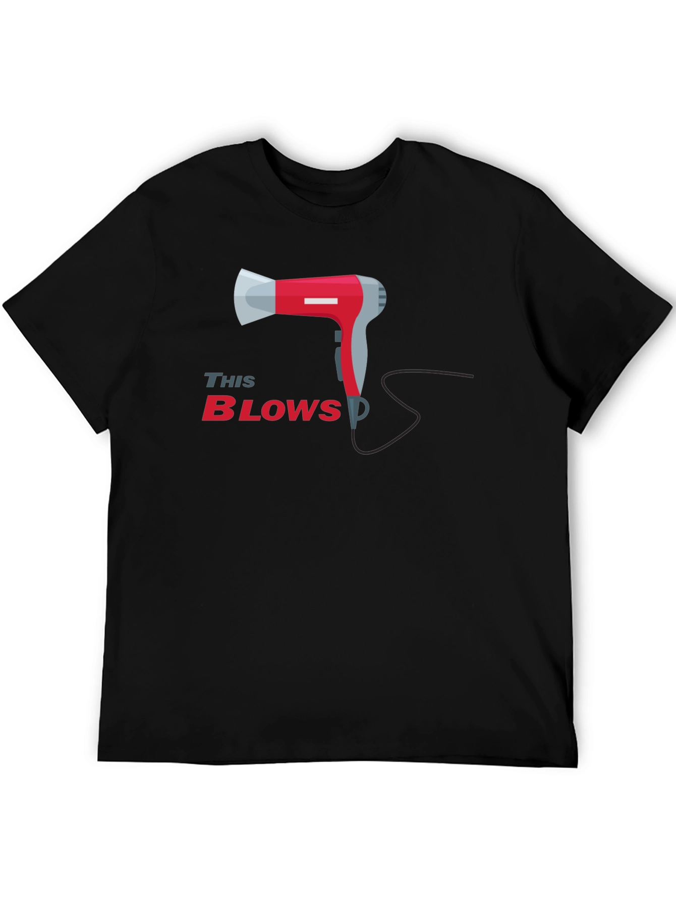 This Blows T-Shirt Funny Hair Dryer Pun Tee