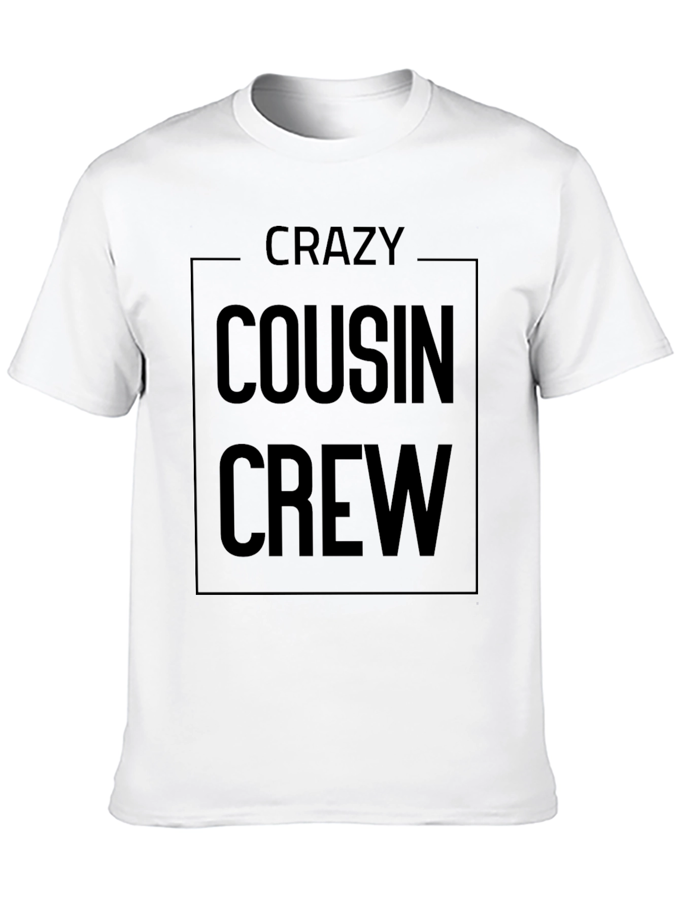 Crazy Cousin Crew Graphic T-Shirt - Family Matching Tee
