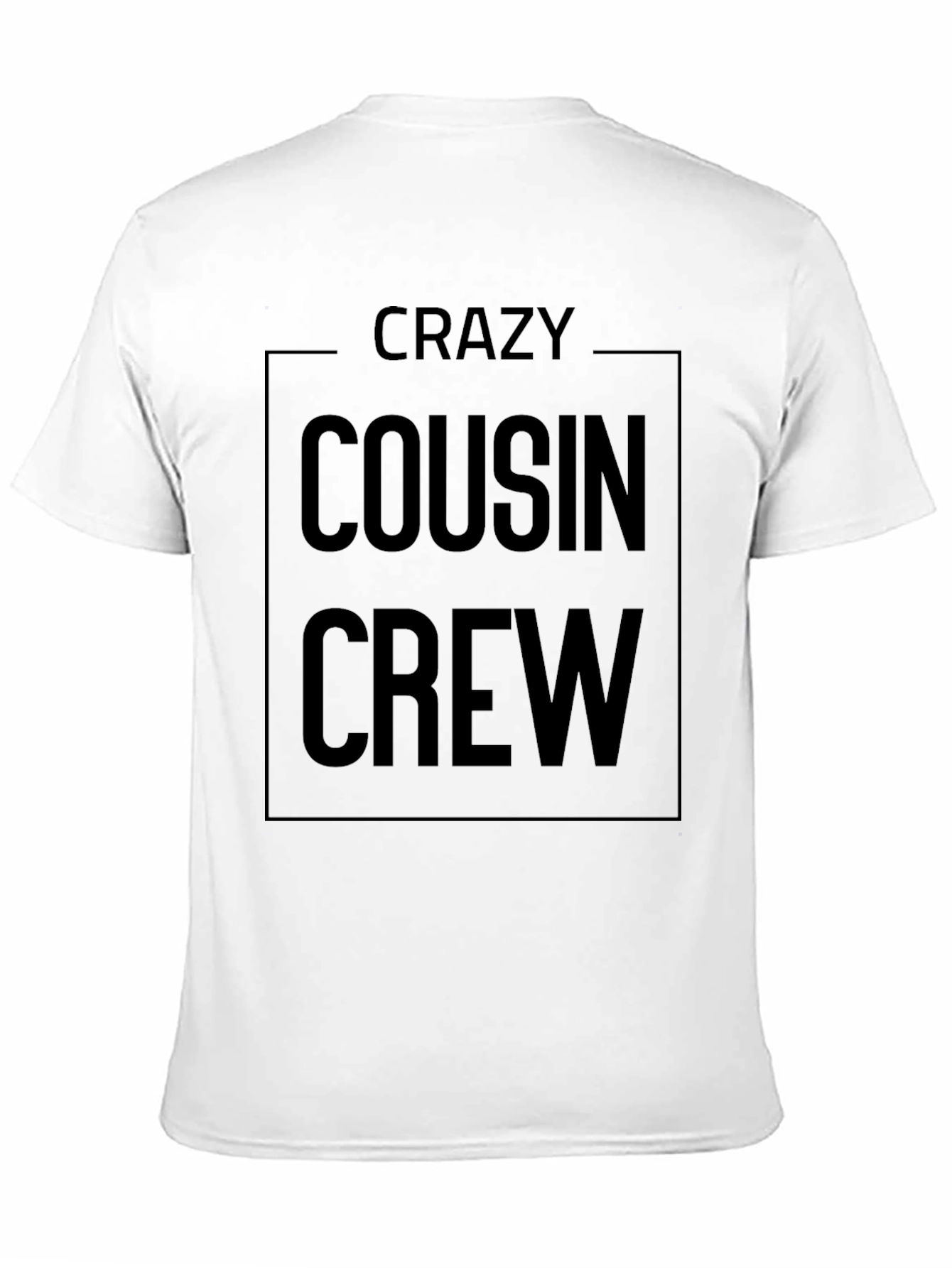 Crazy Cousin Crew Graphic T-Shirt - Family Matching Tee