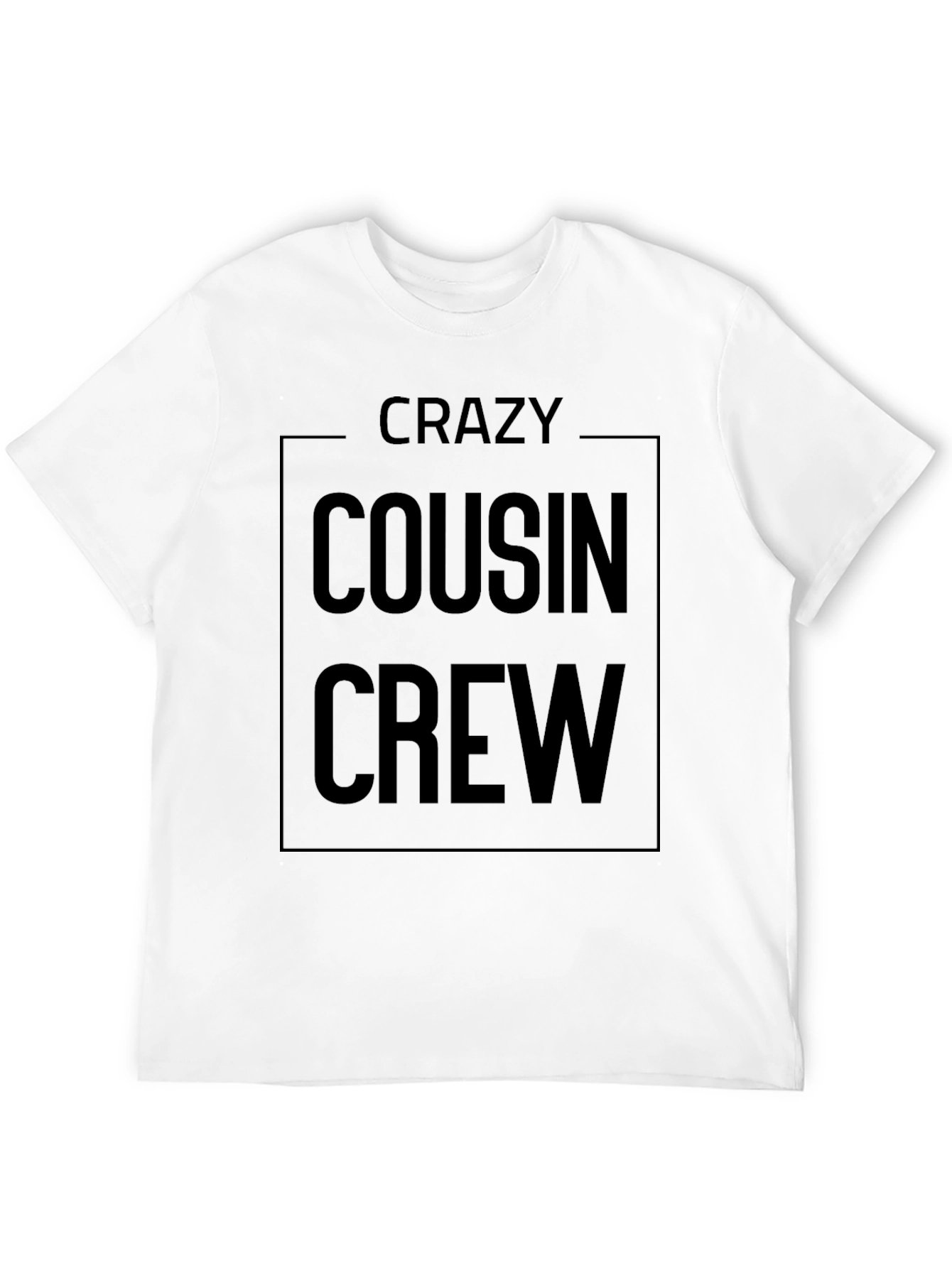 Crazy Cousin Crew Graphic T-Shirt - Family Matching Tee