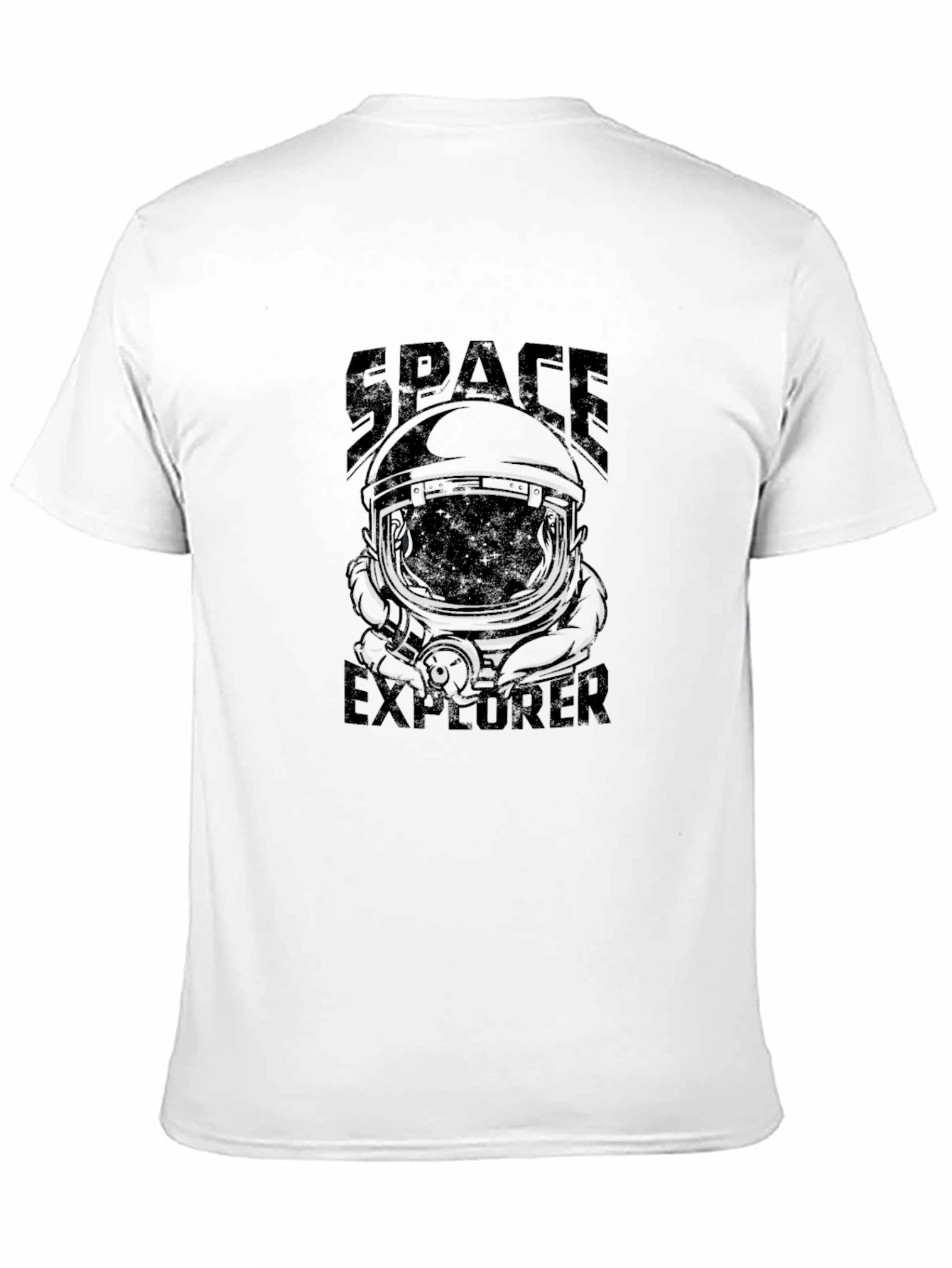Space Explorer Black T-Shirt