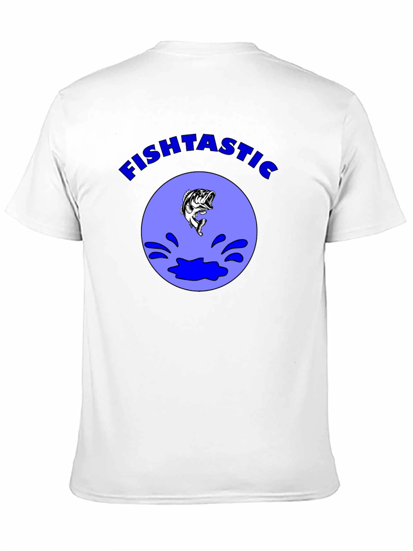 Fishtastic T-Shirt: Black Bass Fishing Tee