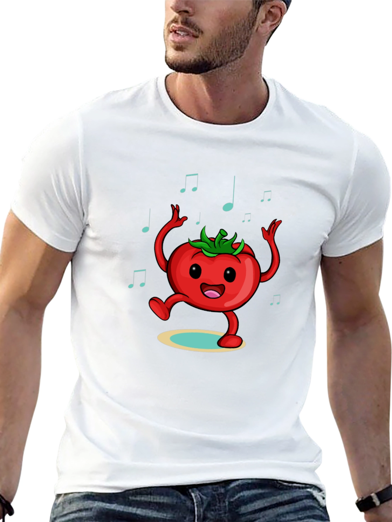 Dancing Tomato Graphic Tee