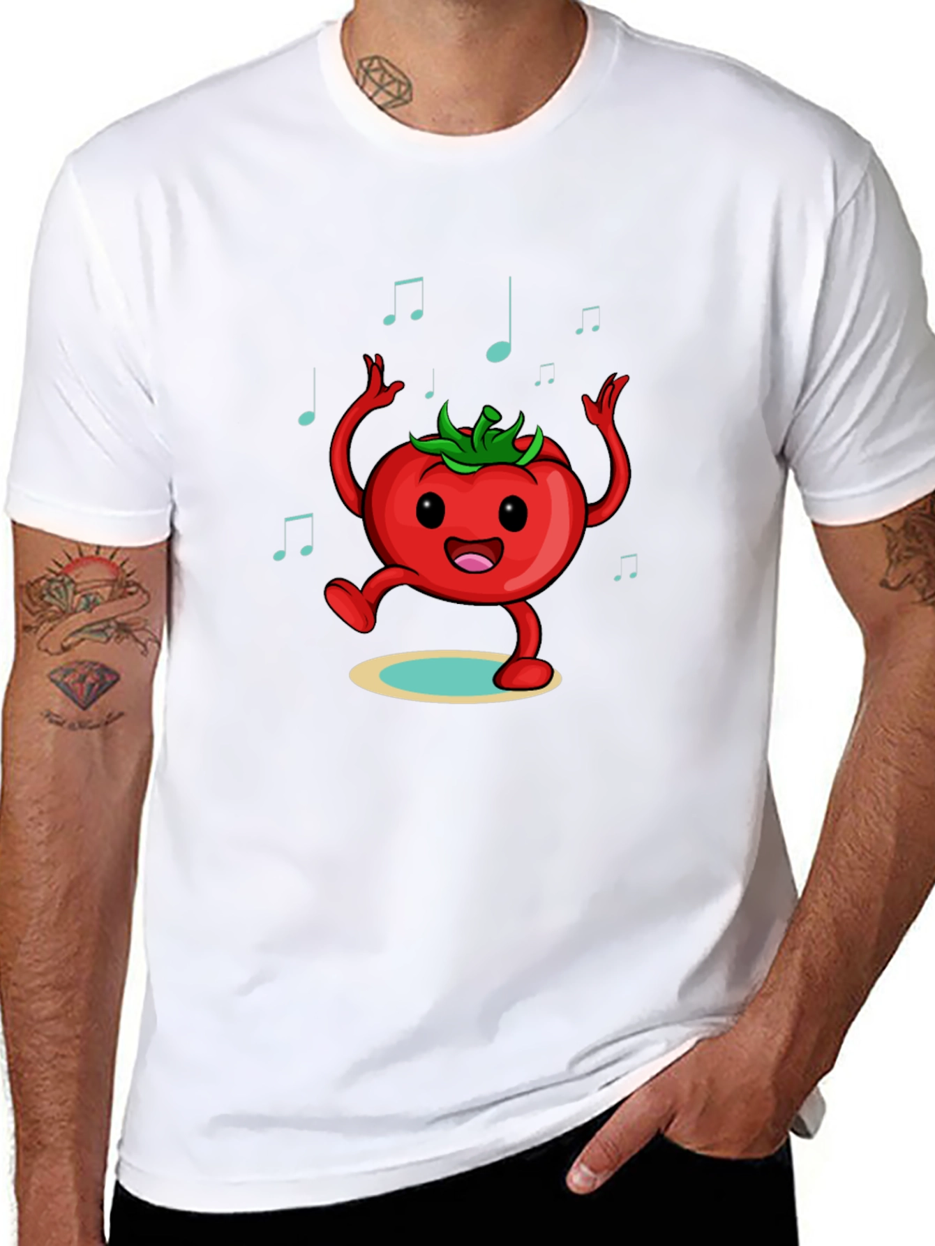 Dancing Tomato Graphic Tee