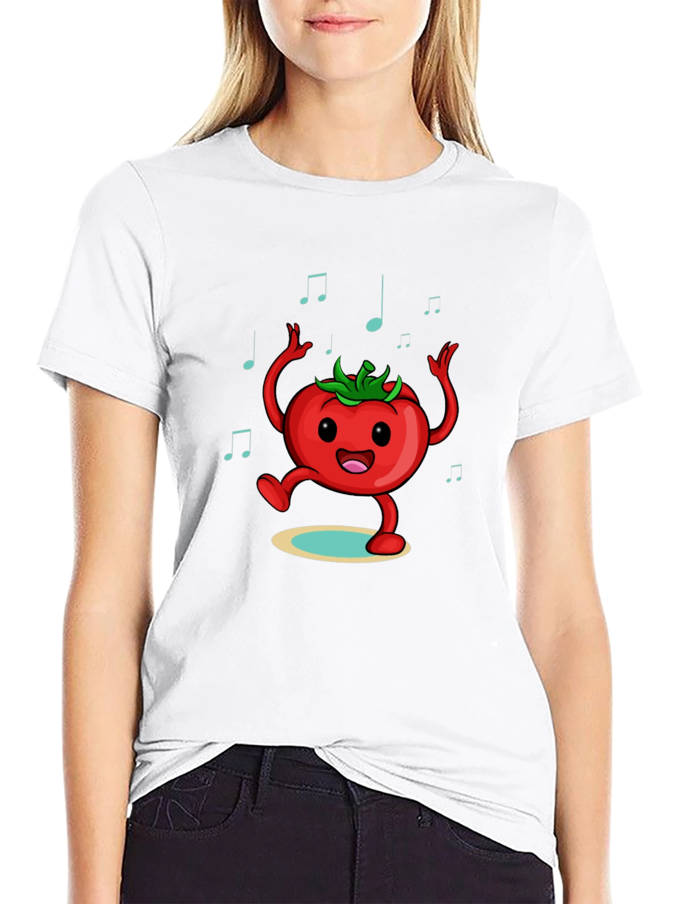 Dancing Tomato Graphic Tee