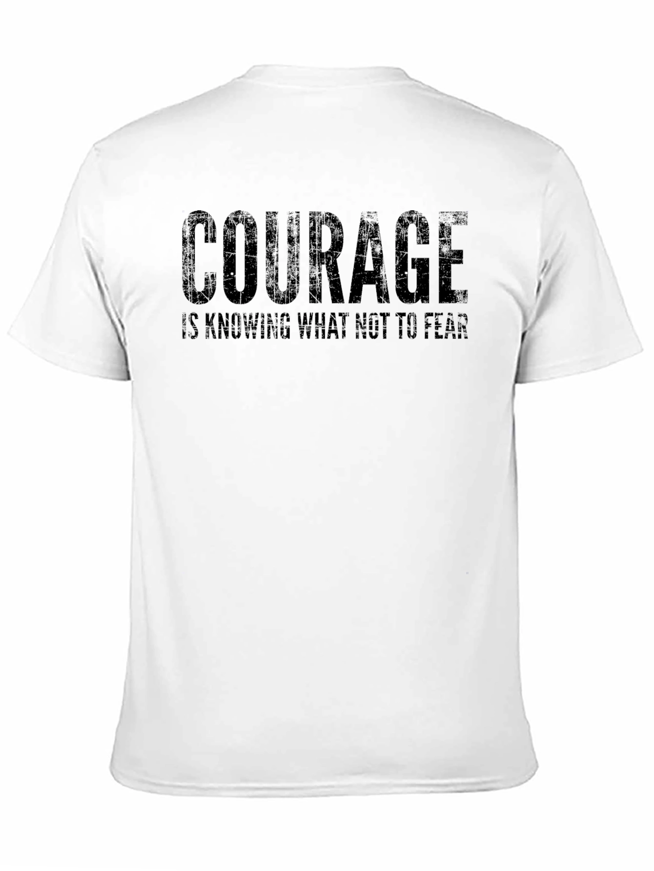 Courage T-Shirt - Knowing What Not to Fear