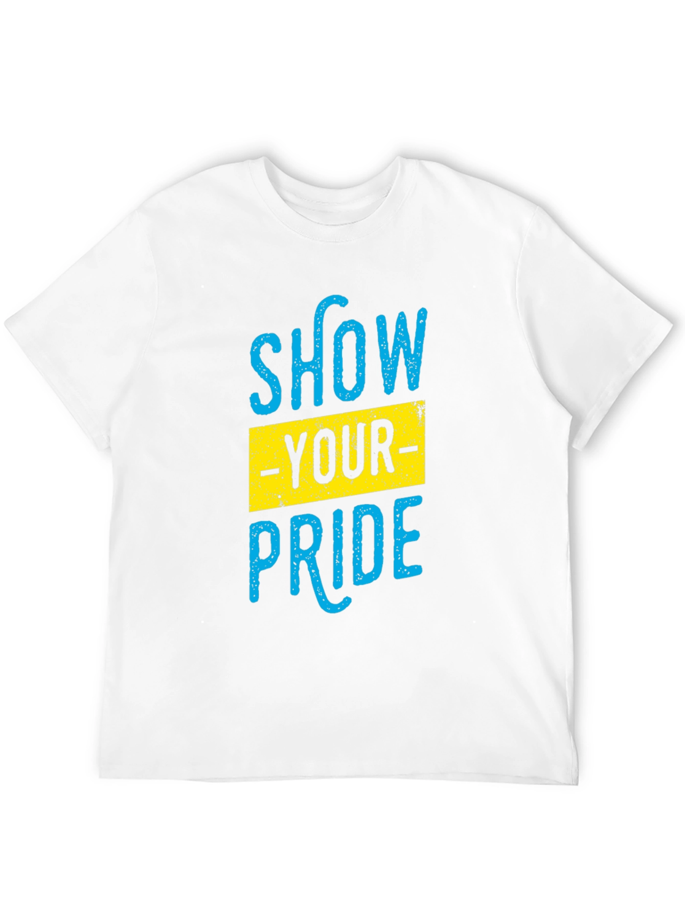 Show Your Pride Graphic T-Shirt - Black Cotton Blend