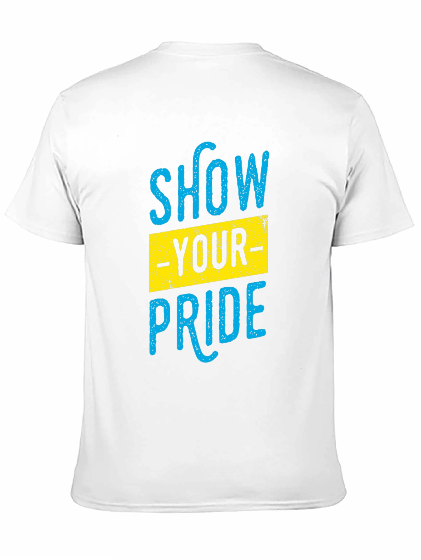Show Your Pride Graphic T-Shirt - Black Cotton Blend