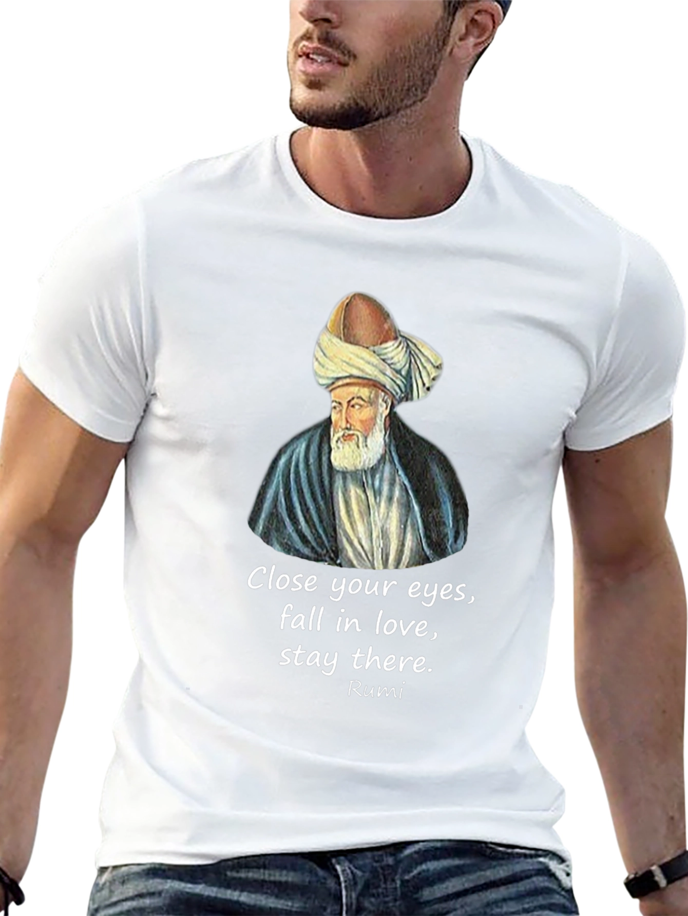 Rumi Quote Graphic T-Shirt