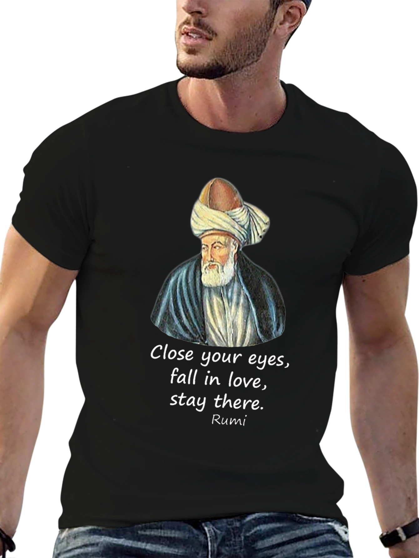 Rumi Quote Graphic T-Shirt