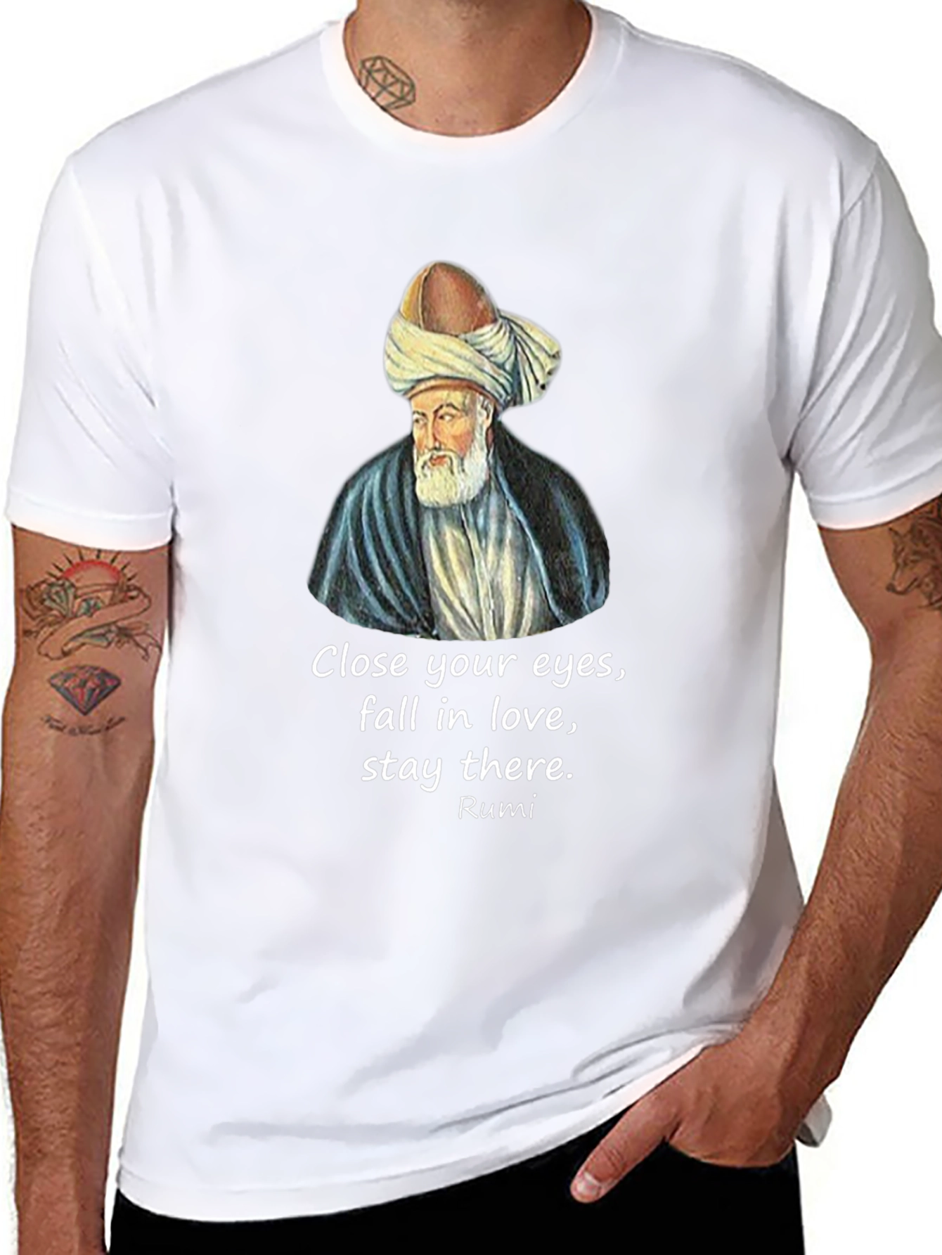 Rumi Quote Graphic T-Shirt