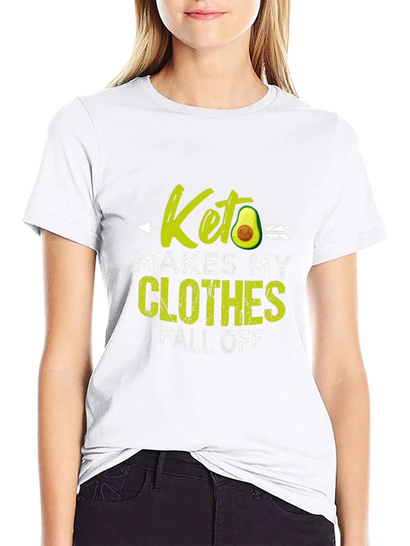 Keto Diet T-Shirt - Funny Avocado Design