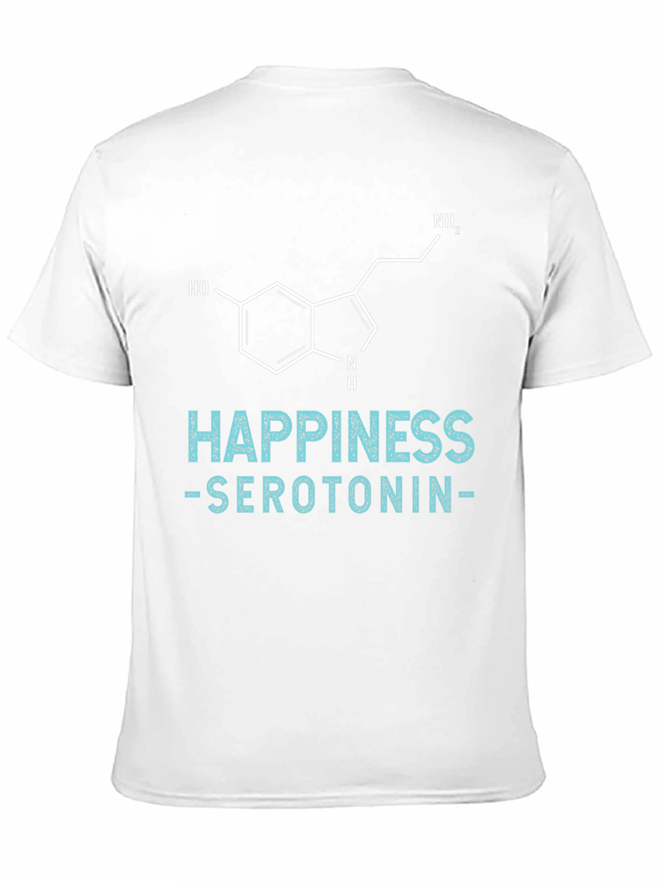 Happiness Serotonin Graphic Tee - Science Inspired T-Shirt