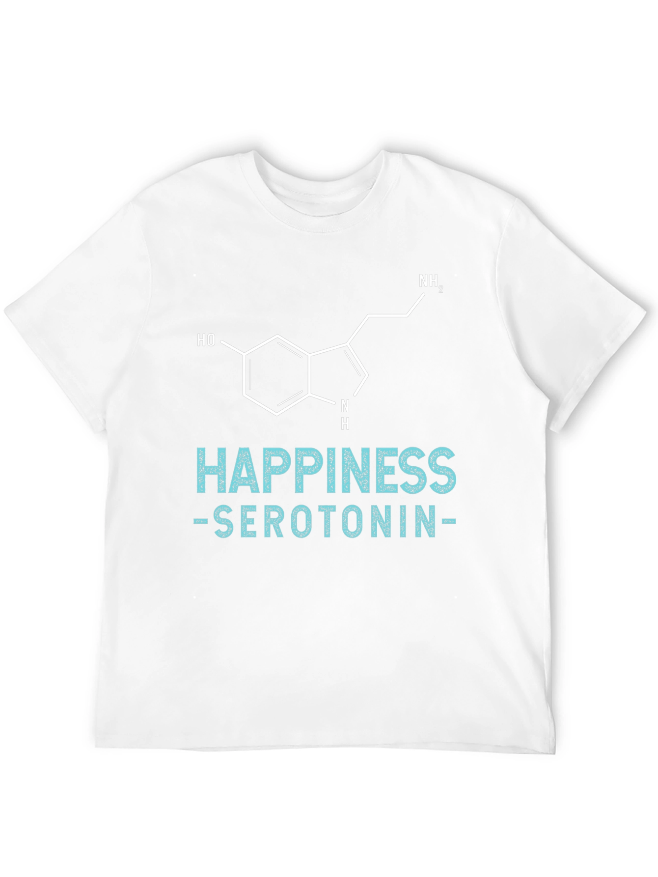 Happiness Serotonin Graphic Tee - Science Inspired T-Shirt