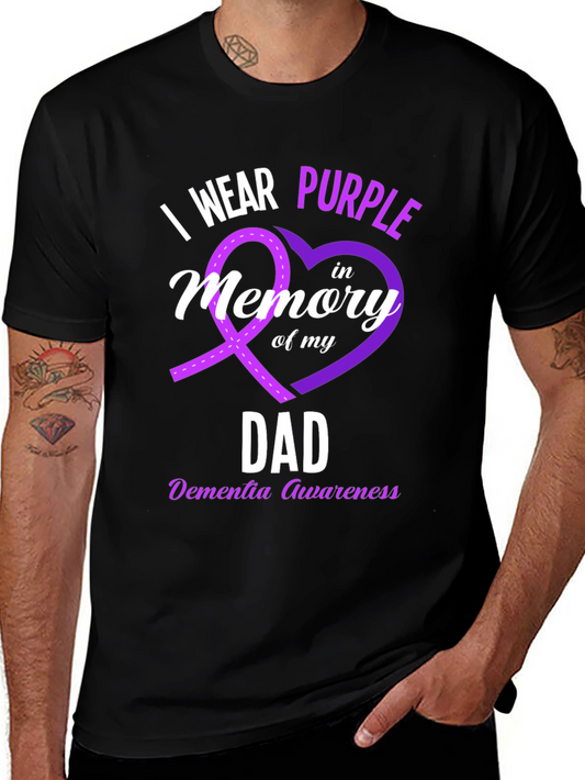 Purple Awareness Dad T-Shirt