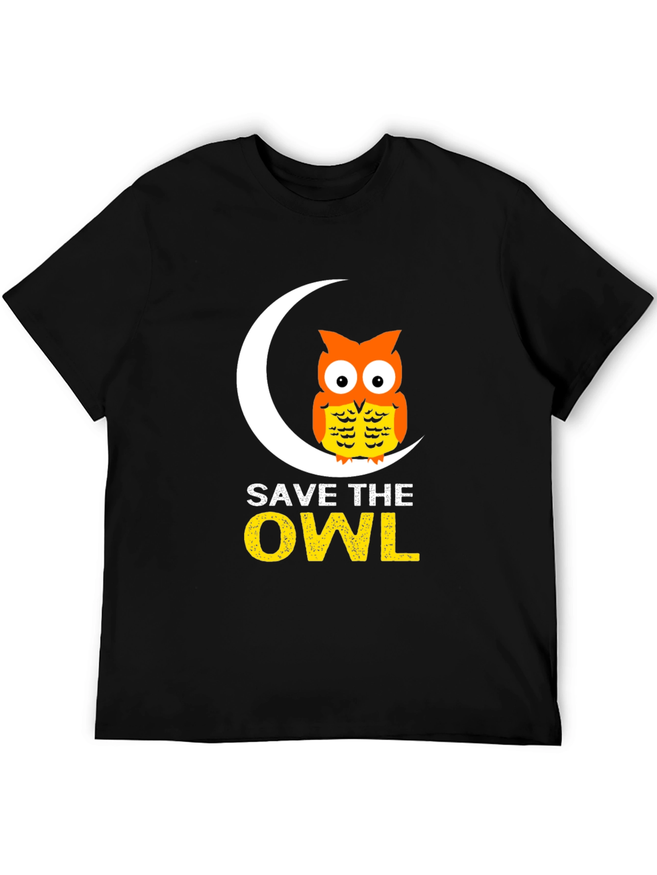 Save the Owl Graphic Tee - Black