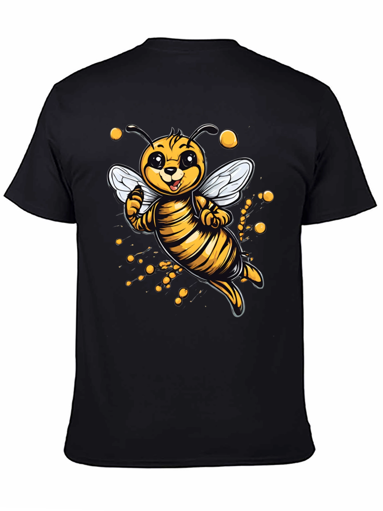 Cute Cartoon Bee Graphic T-Shirt