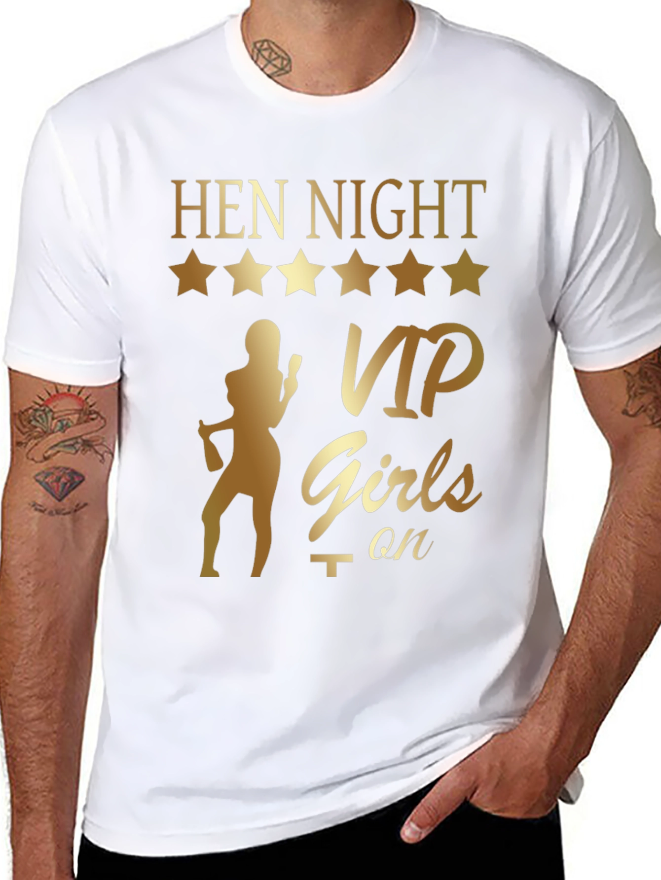 Hen Night VIP Girls On T-Shirt