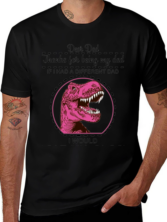 Dear Dad Dinosaur T-Shirt - Fathers Day Gift