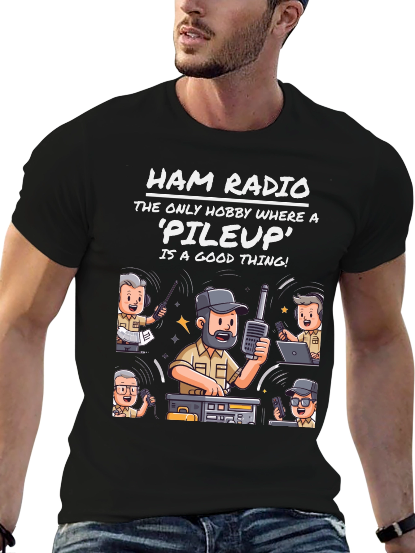 Ham Radio Pileup T-Shirt