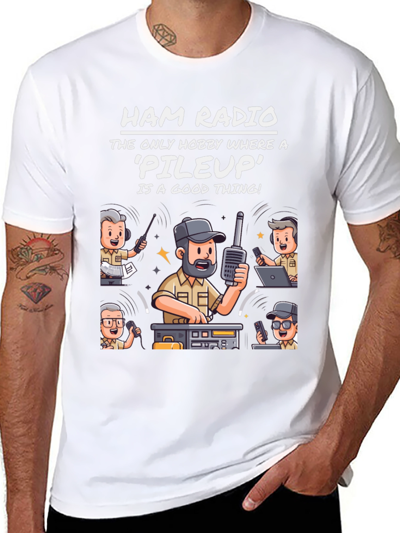 Ham Radio Pileup T-Shirt