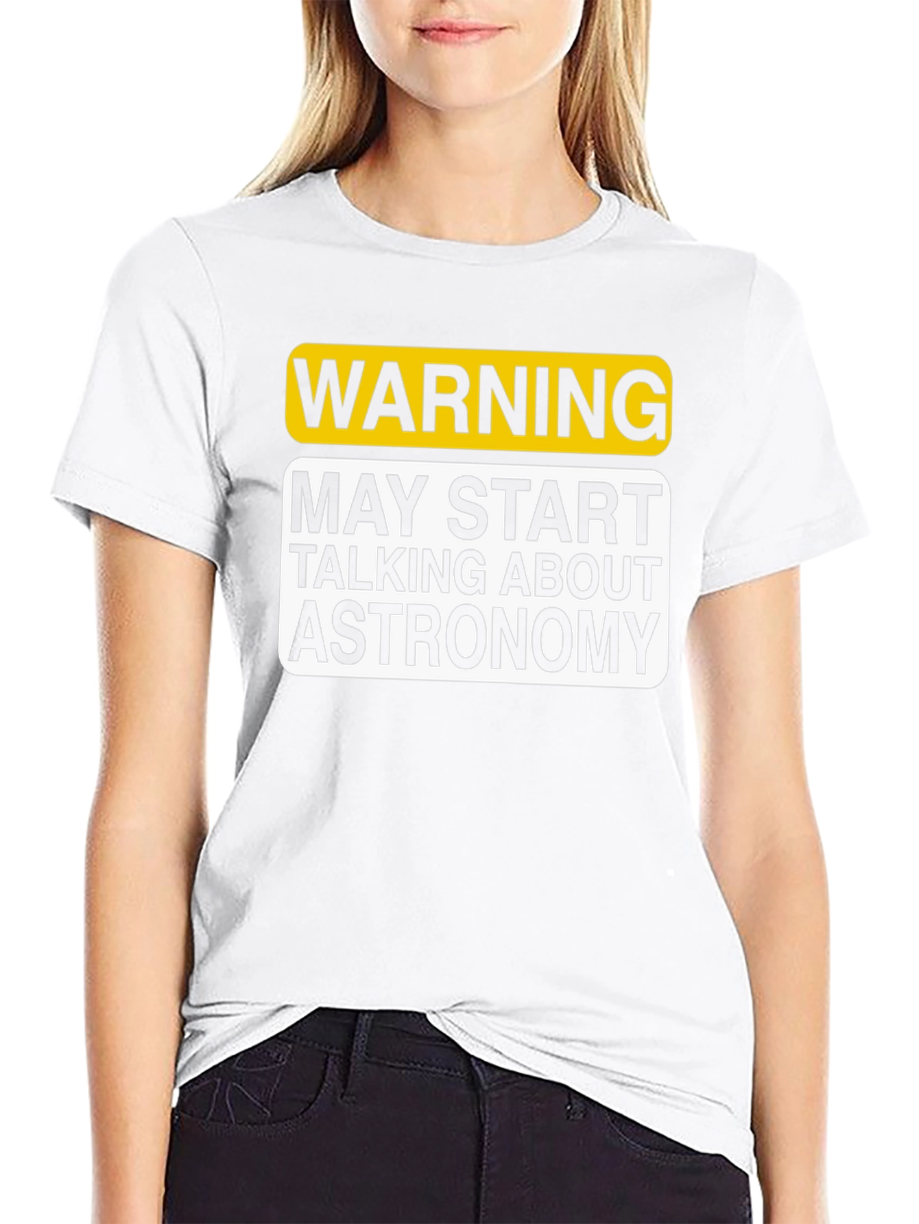 Warning Astronomy T-Shirt - May Start Talking About It!