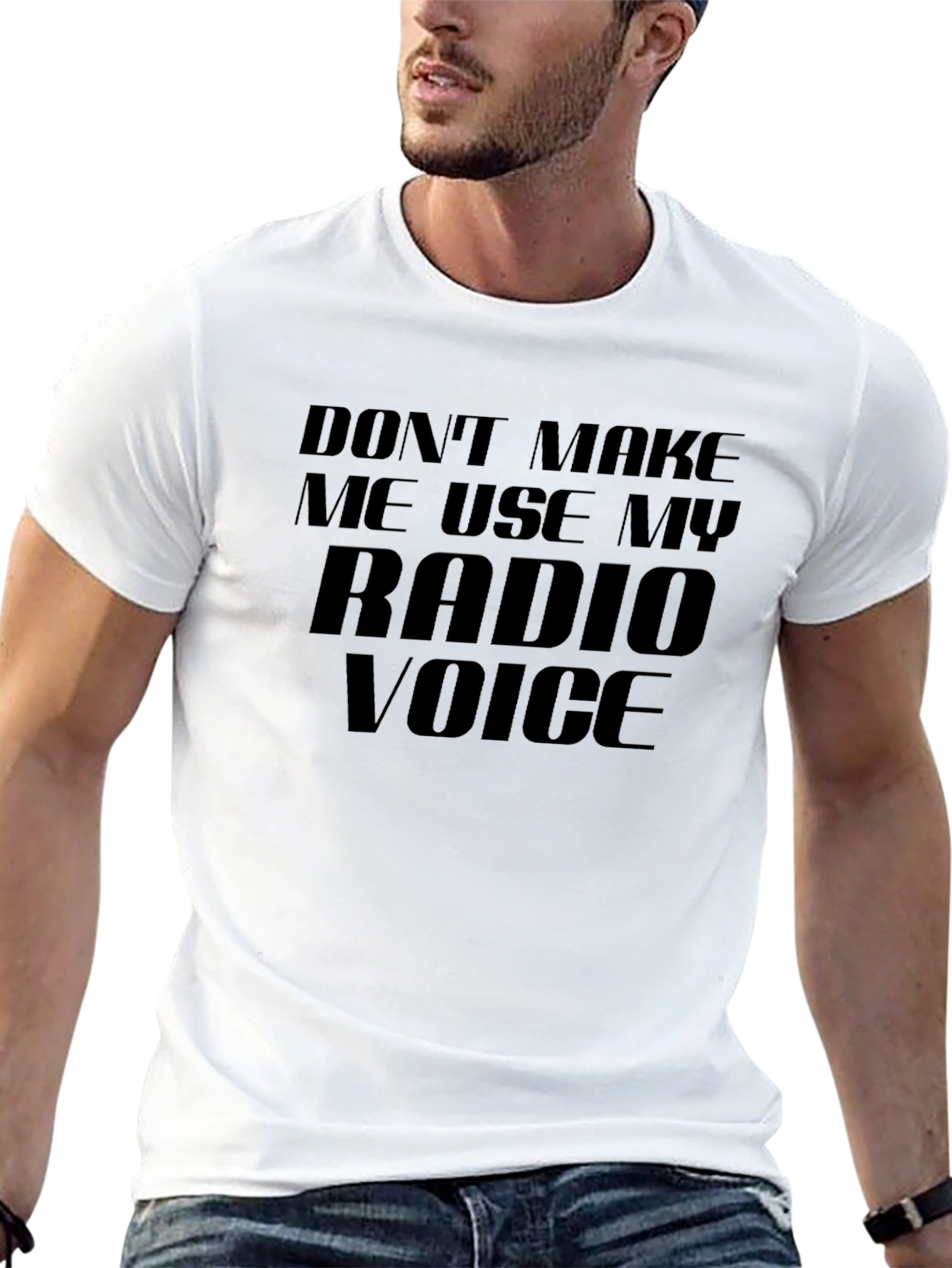 Radio Voice T-Shirt - Funny Slogan Tee