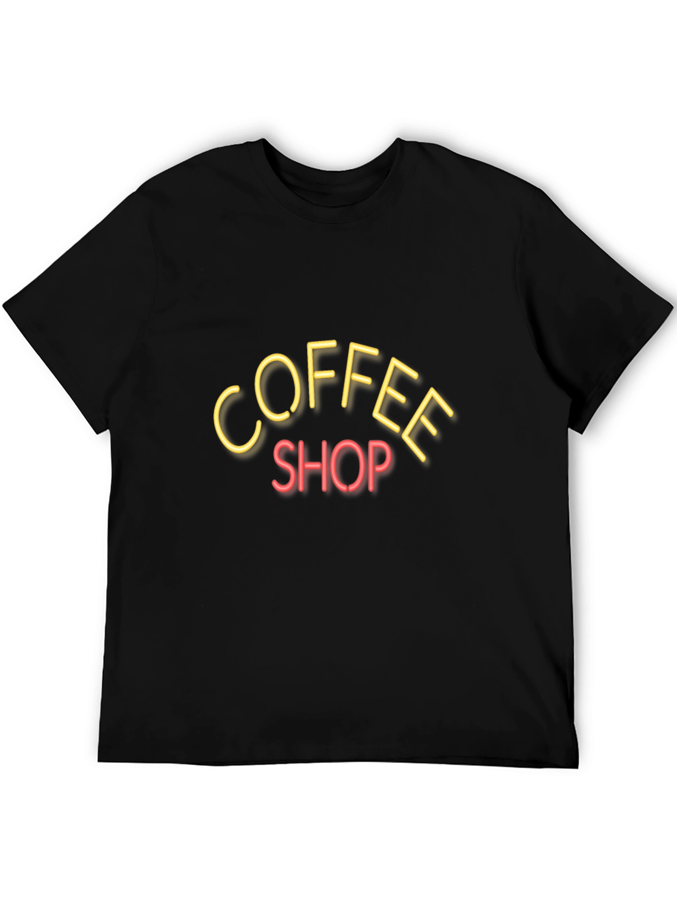 Coffee Shop Neon Sign Graphic Tee