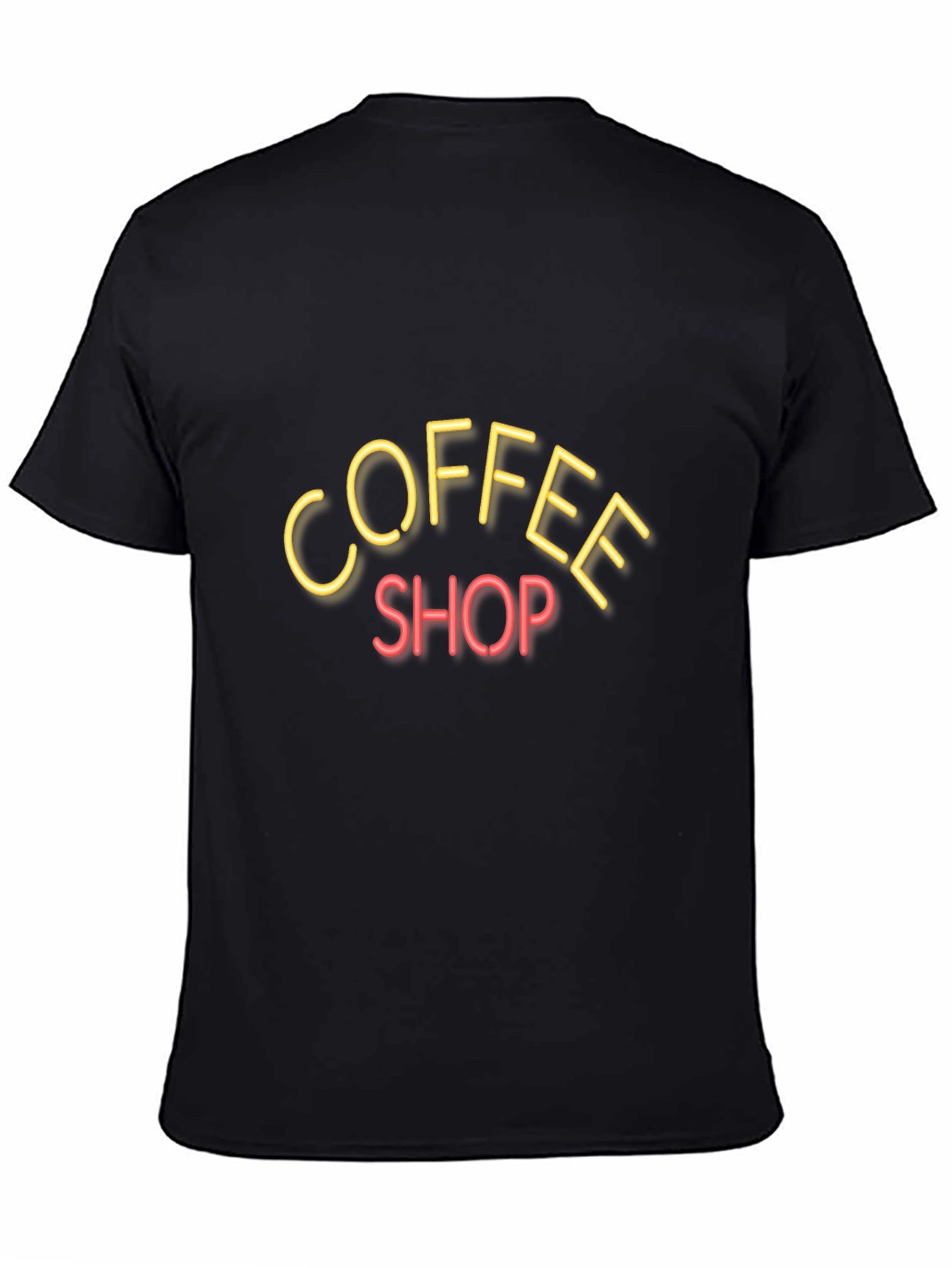 Coffee Shop Neon Sign Graphic Tee