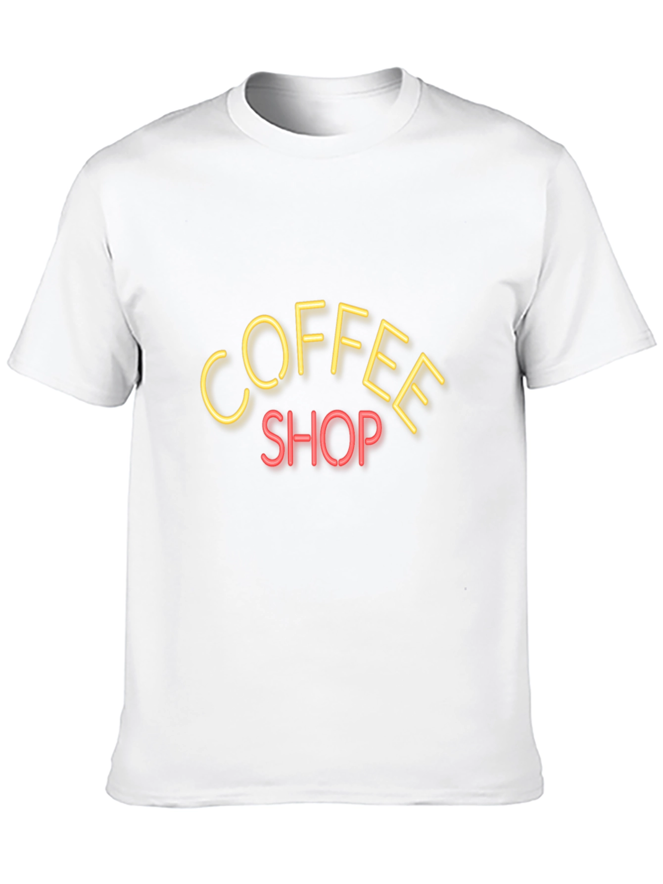 Coffee Shop Neon Sign Graphic Tee