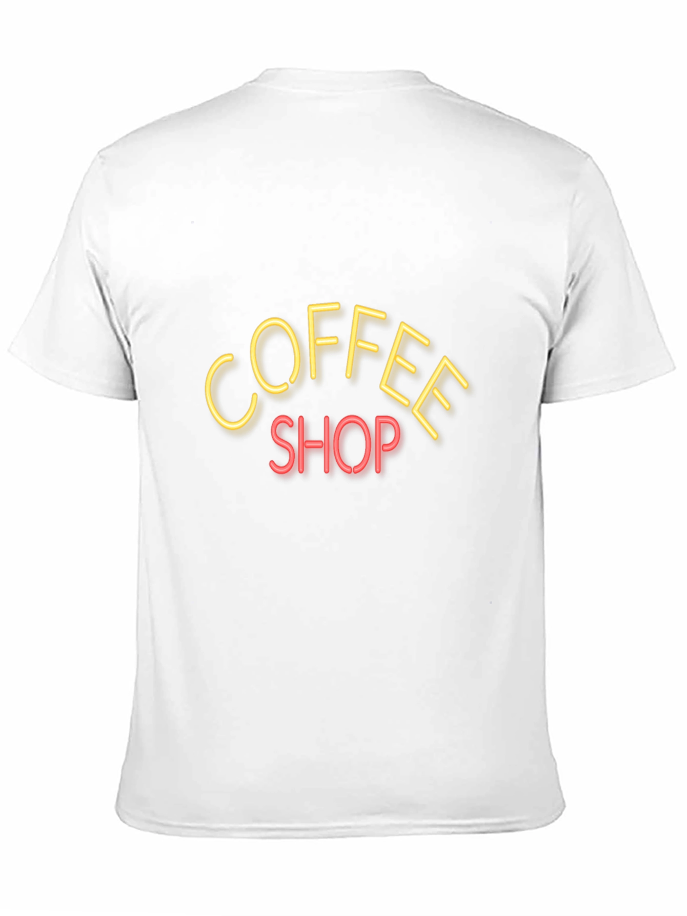 Coffee Shop Neon Sign Graphic Tee